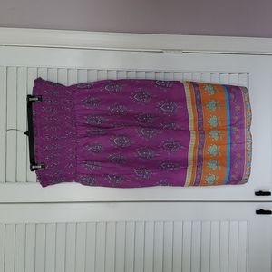 Old Navy Sundress, 1X, Purple w/print